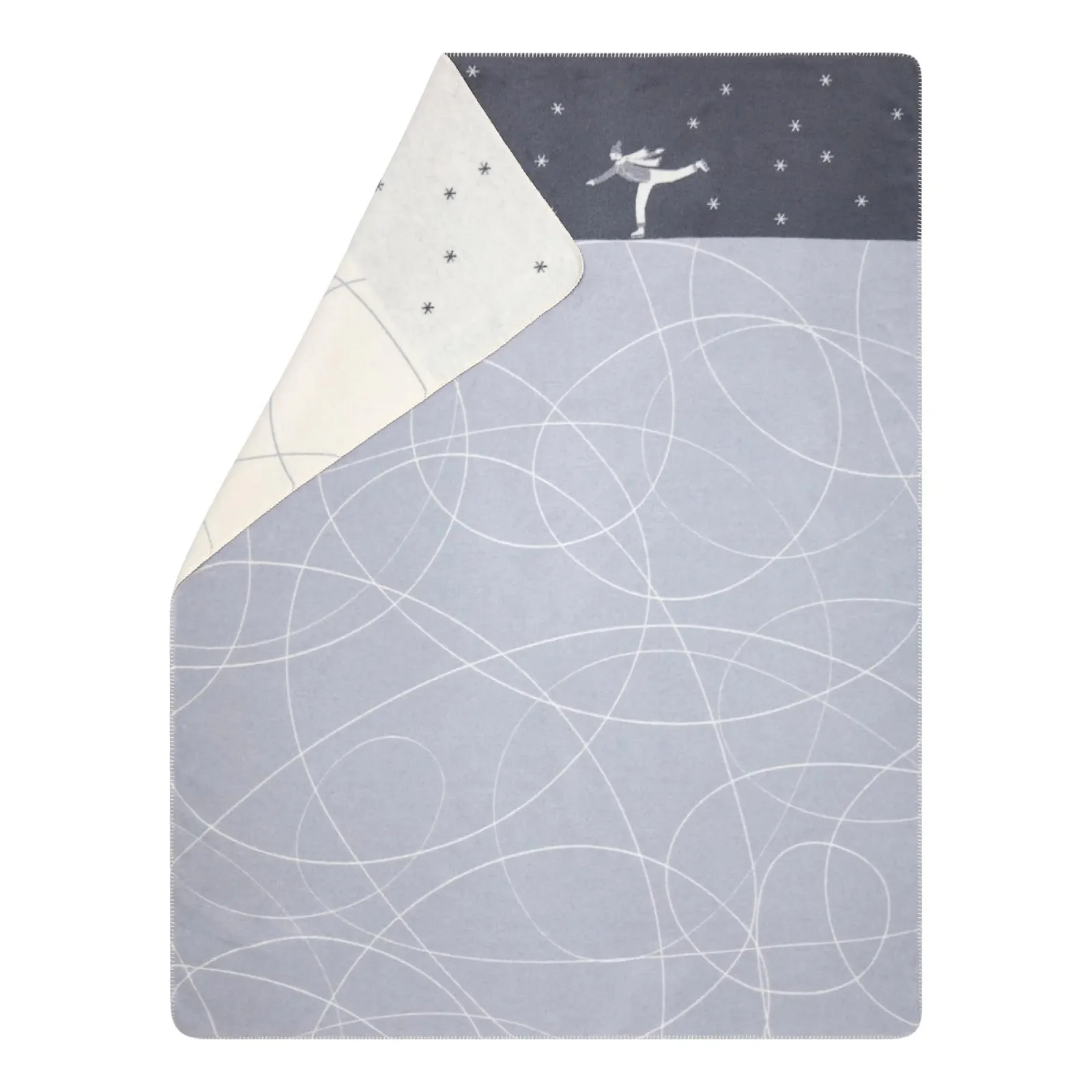 Одеяло David Fussenegger Ice Skates 150 x 200 см Голубой, фото №1