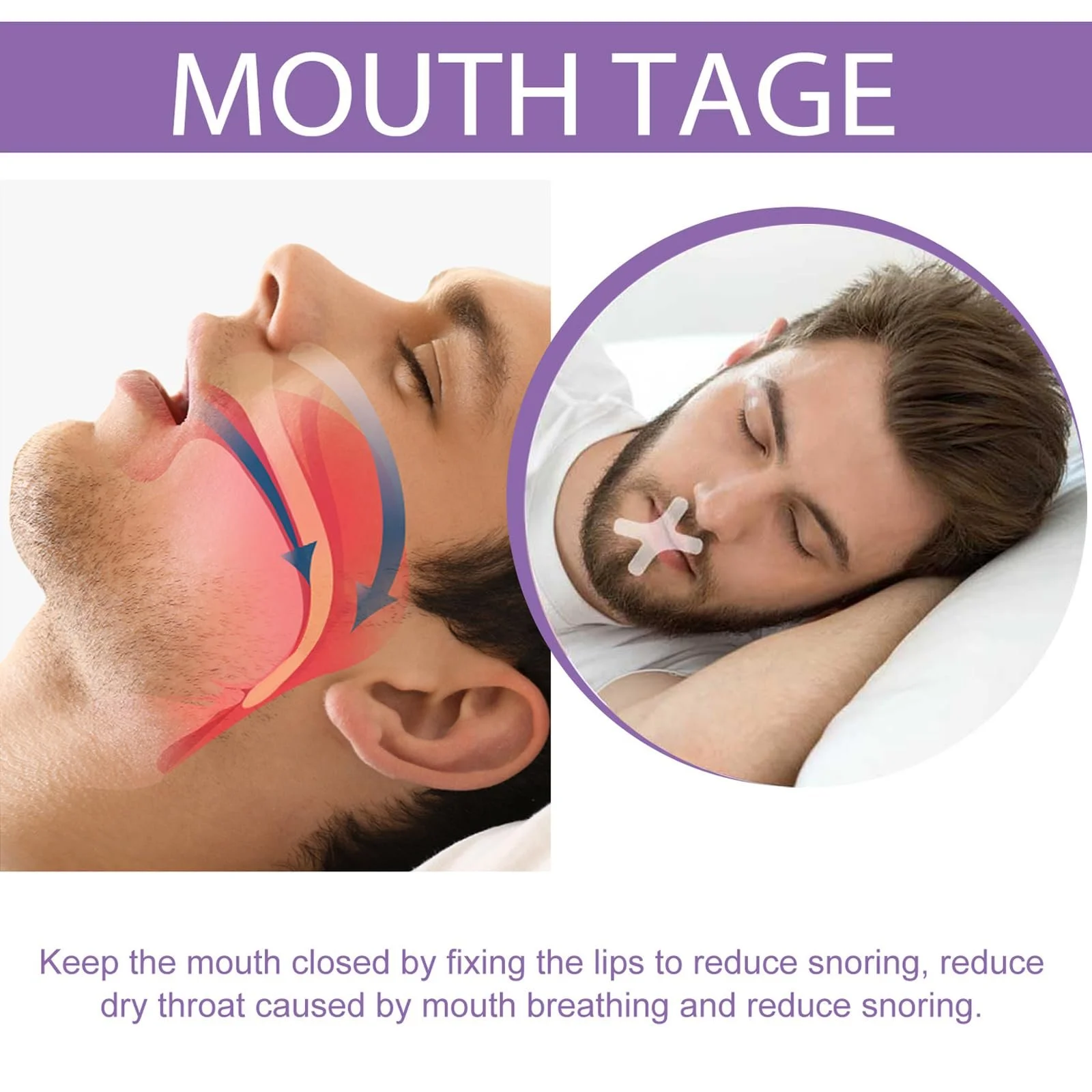 Пластыри для сна в рот, пачка 120 шт., фото №4