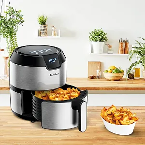 Мультипечь Moulinex Easy Fry Deluxe EZ401D цифровая сенсорный экран 8 программ 4 л synthetic.ua - Фото 1