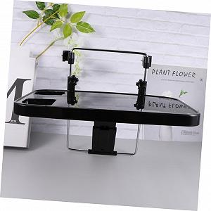 Автомобильный столик складной IMIKEYA Многофункциональный как подставка для ноутбука и держатель для напитков Регулируемый Складной Подходит для пассажира и заднего сиденья автомобиля Черный synthetic.ua - Фото 1