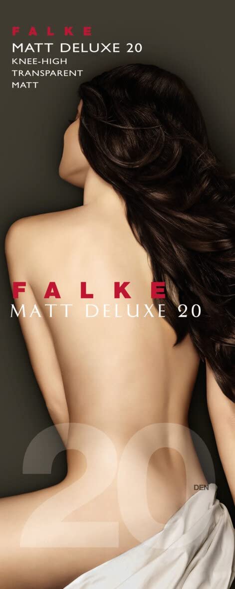 Гольфы FALKE Matt Deluxe 20 Den Прозрачные Матовые Износостойкие Комфортный Пояс Без Давления Очень Мягкие Слегка Усиленный Носок Тонкая Мягкая Ткань, фото №8