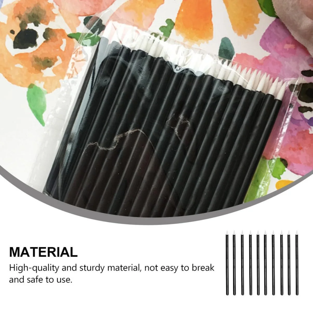 Инструменты для подводки глаз FRCOLOR одноразовые, фото №2