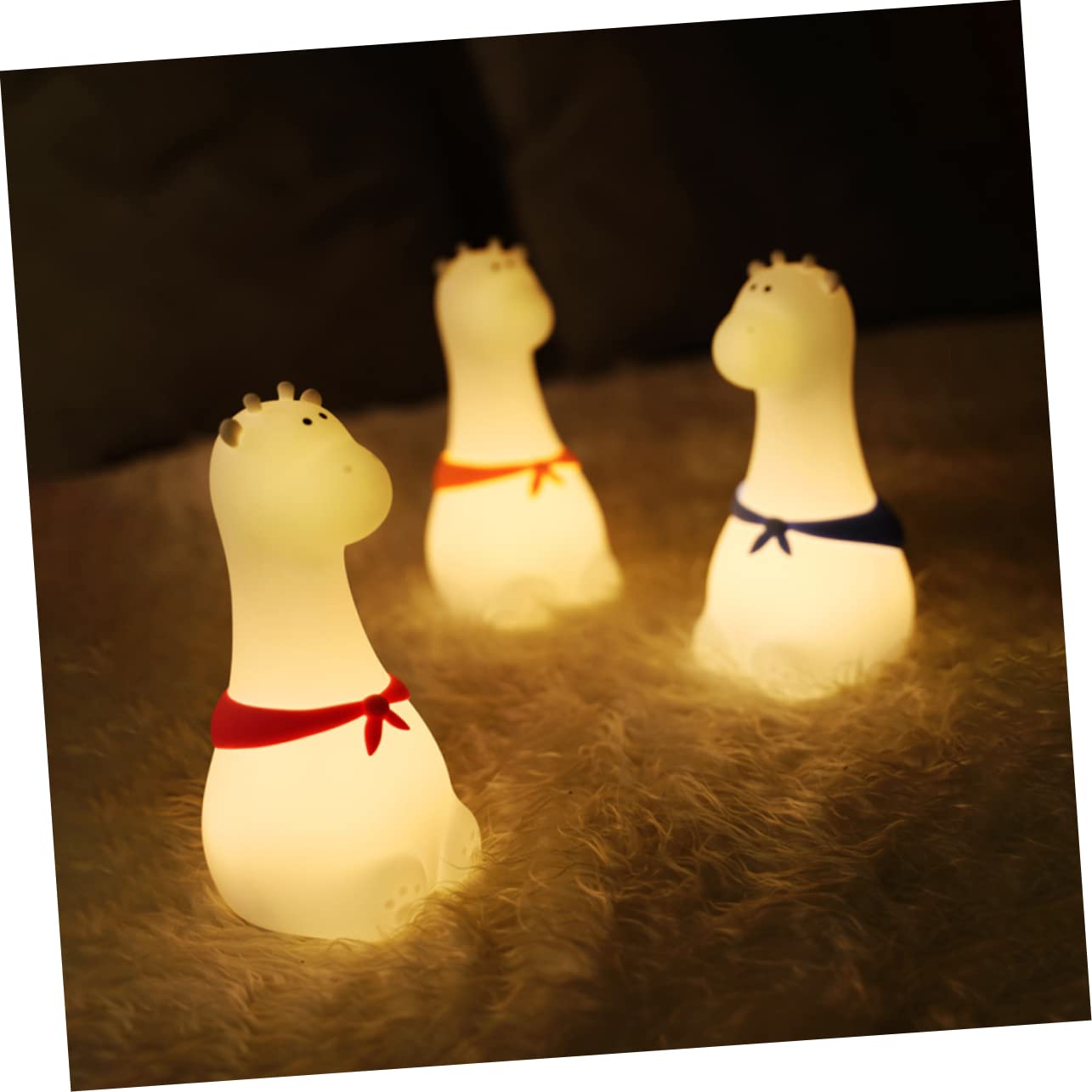 Ночник DOITOOL Giraffe Cute Soft Silicone Night Light LED Abs Child, фото №7