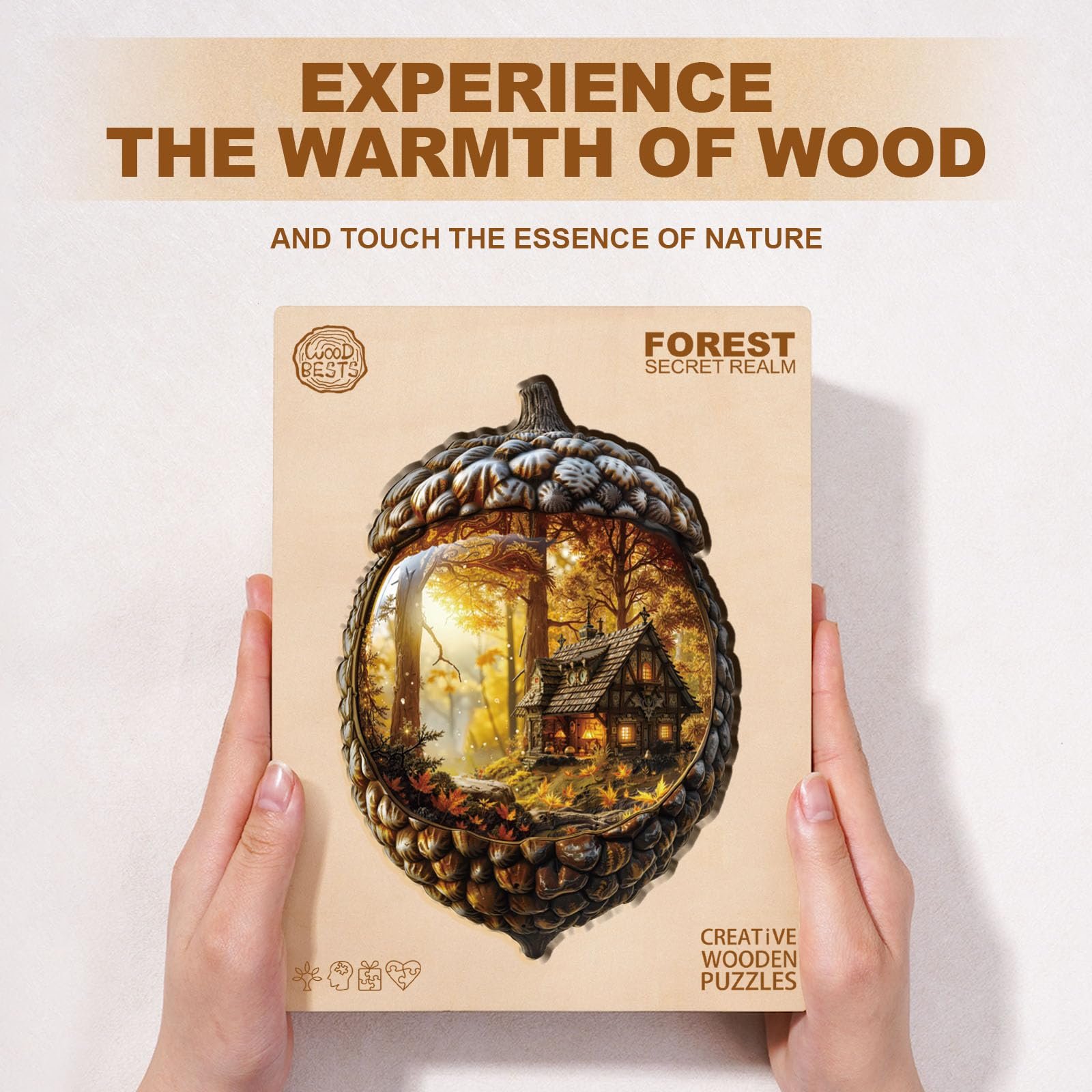 Деревянный пазл WOODBESTS Secret Forest Empire 250 деталей 41.3 x 29.5 см, фото №8 Деревянный пазл WOODBESTS Secret Forest Empire 250 деталей 41.3 x 29.5 см, фото №8