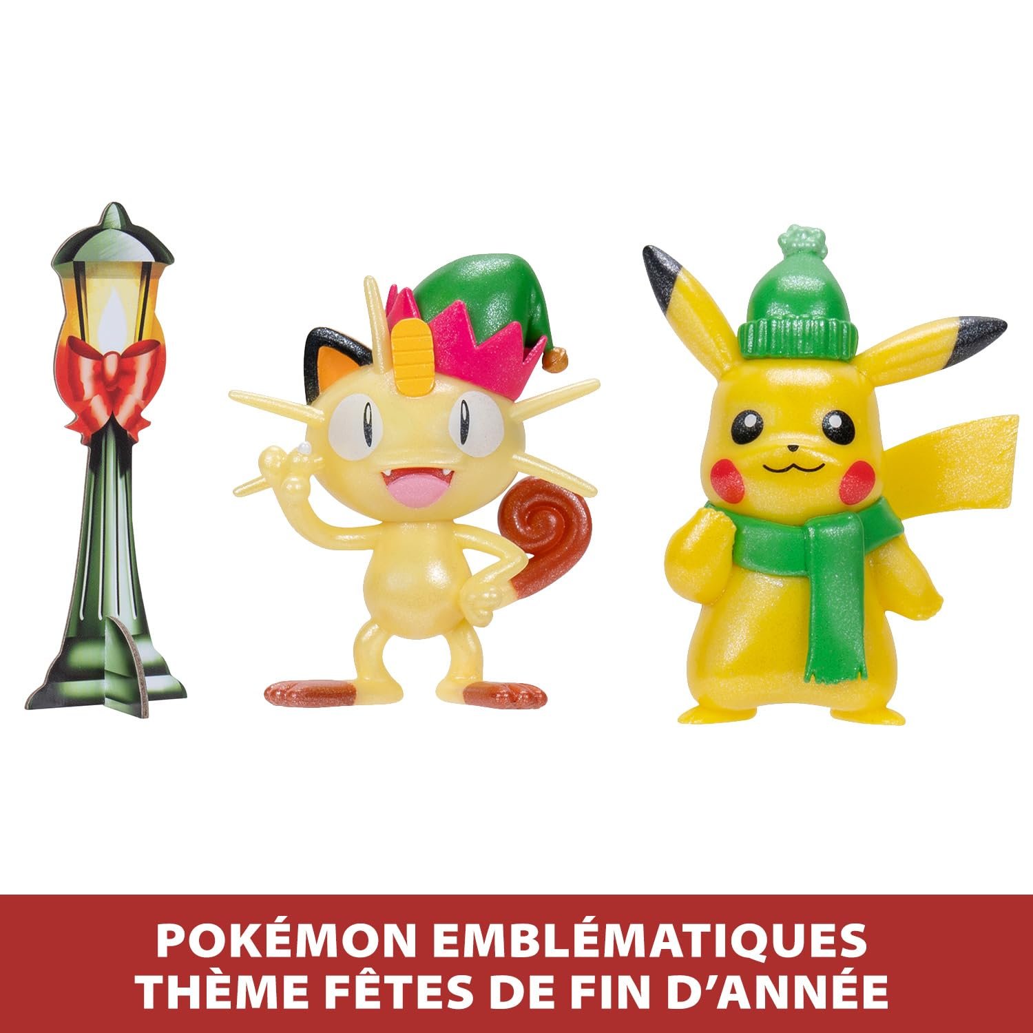 Фігурки Bandai Pokemon Advent Calendar Pokémon, 16 шт, 5 см + 6 елементів декору для складання на різдвяну тематику, фото №4