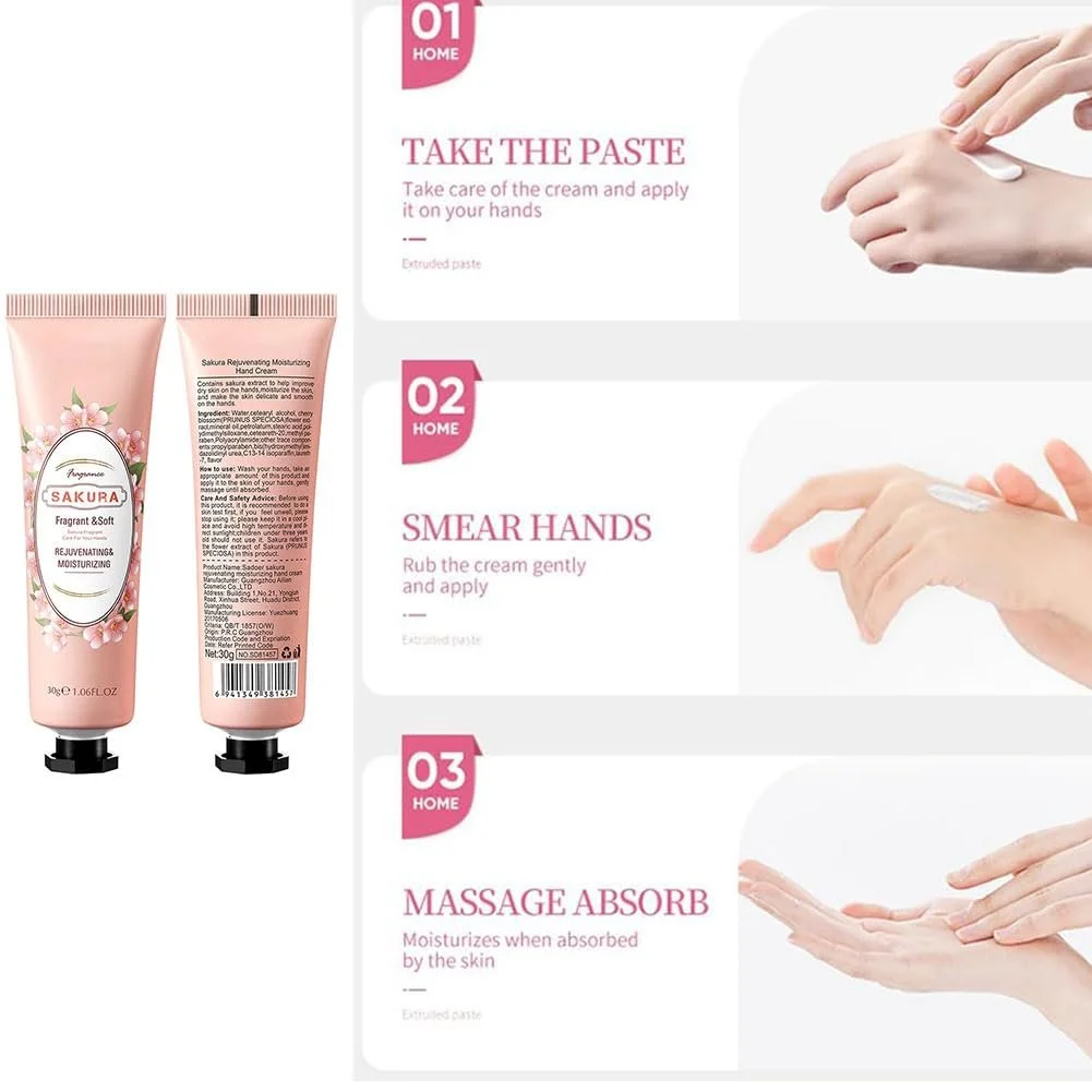 Набор кремов для рук Рождество, Набор подарочных кремов для рук, Рождественские подарки, Мини-кремы для рук, Идеальный подарок (4 шт. в упаковке), фото №5