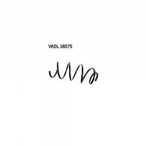 Пружина подвески SKF VKDL 38075 для BMW, передняя ось - Фото 1