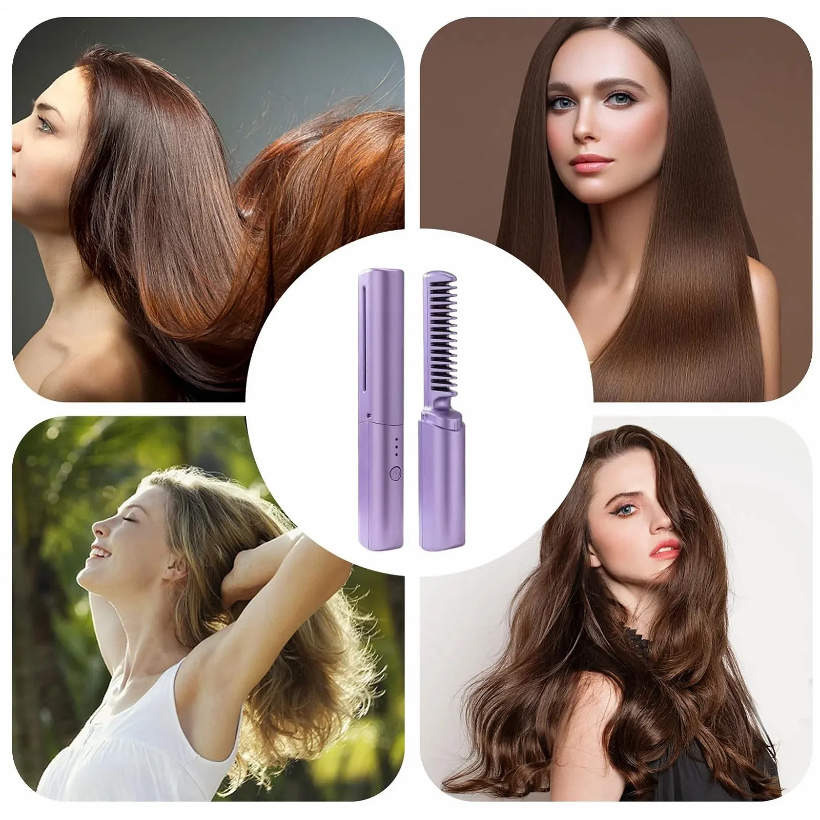 Мини-выпрямитель 2-в-1 портативный аккумуляторный с 4 температурными режимами, фото №6 Мини-выпрямитель 2-в-1 портативный аккумуляторный с 4 температурными режимами, фото №6