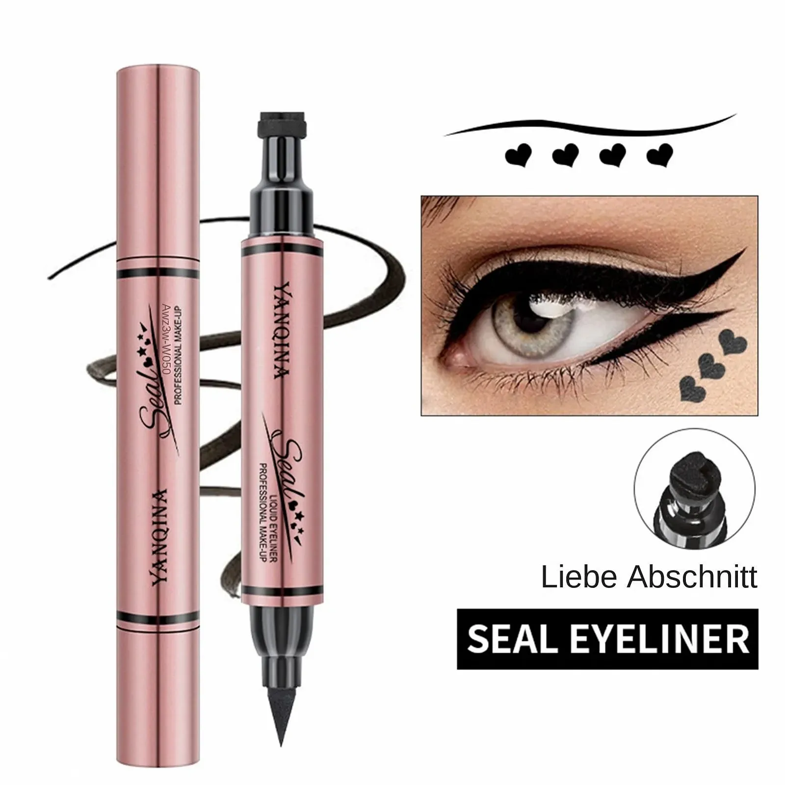 Подводка-штамп Quaeetyu Звезда, Двусторонняя, фото №5 Подводка-штамп Quaeetyu Звезда, Двусторонняя, фото №5