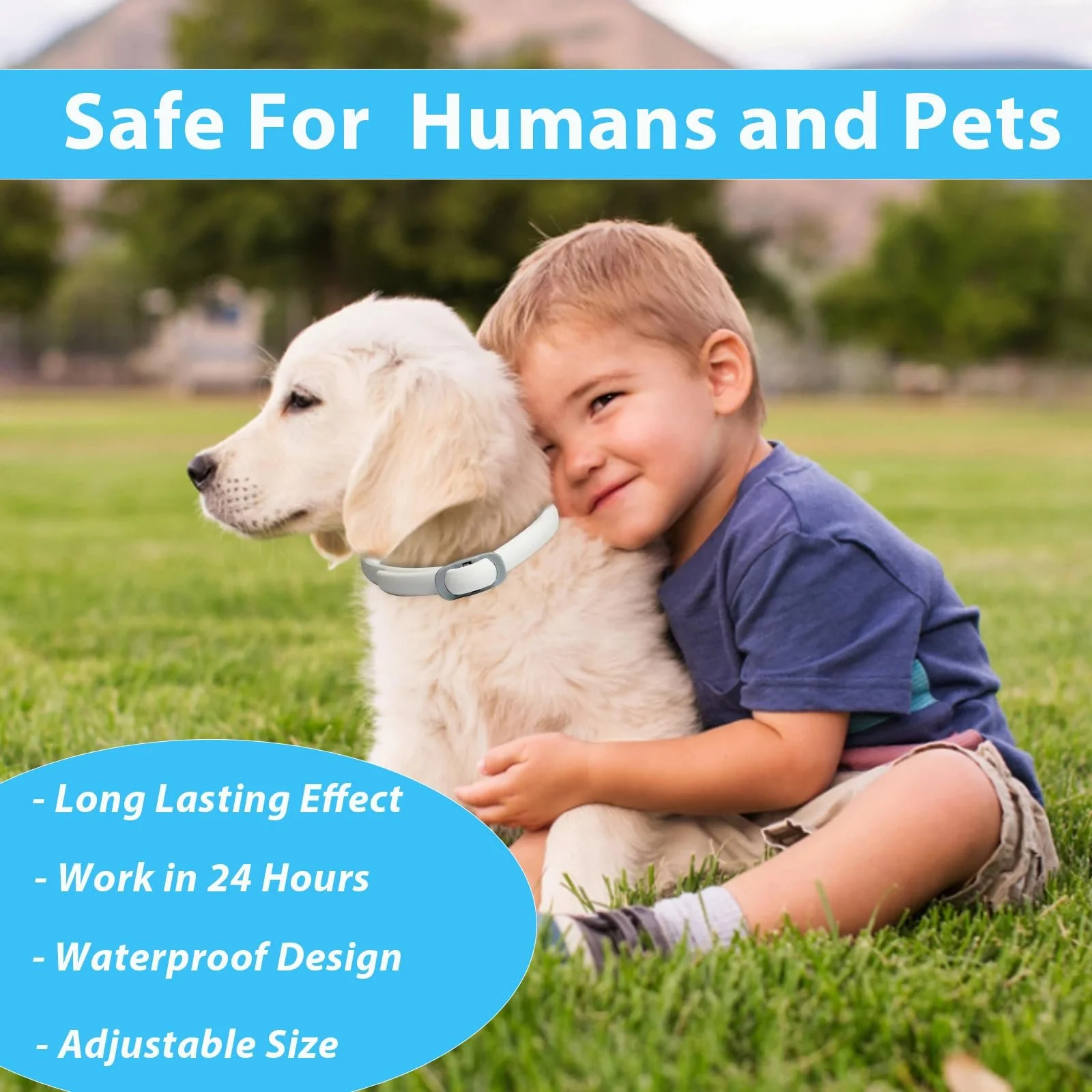 Нашийник Pets4Luv Natural 63.5 см 3 шт, фото №3 Нашийник Pets4Luv Natural 63.5 см 3 шт, фото №3