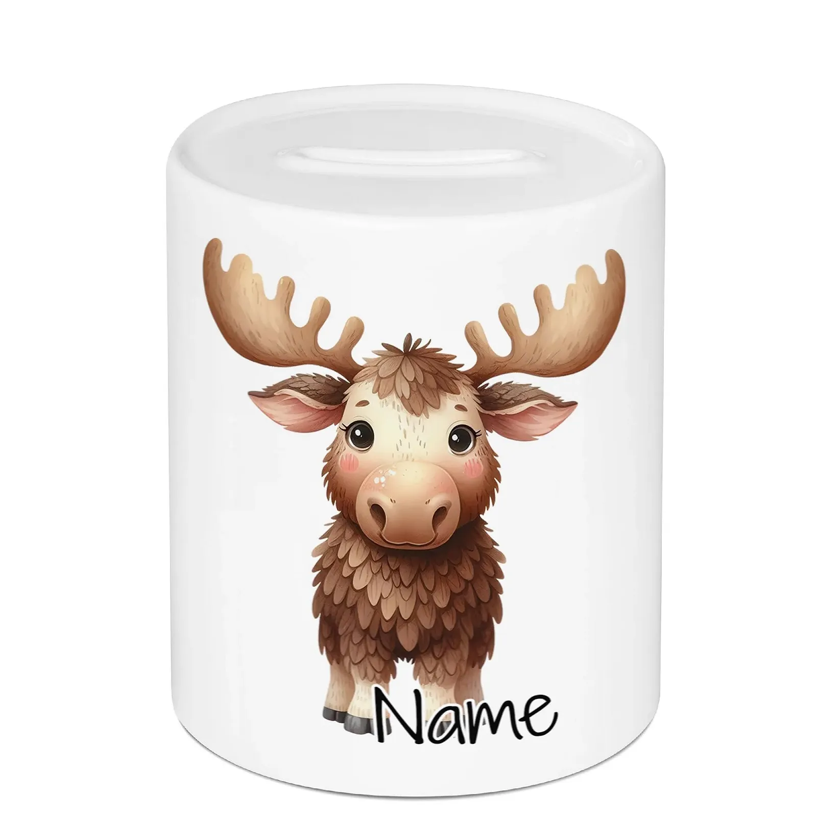 Скарбничка GRAZDesign Elk керамічна персоніфікована лосик, фото №1