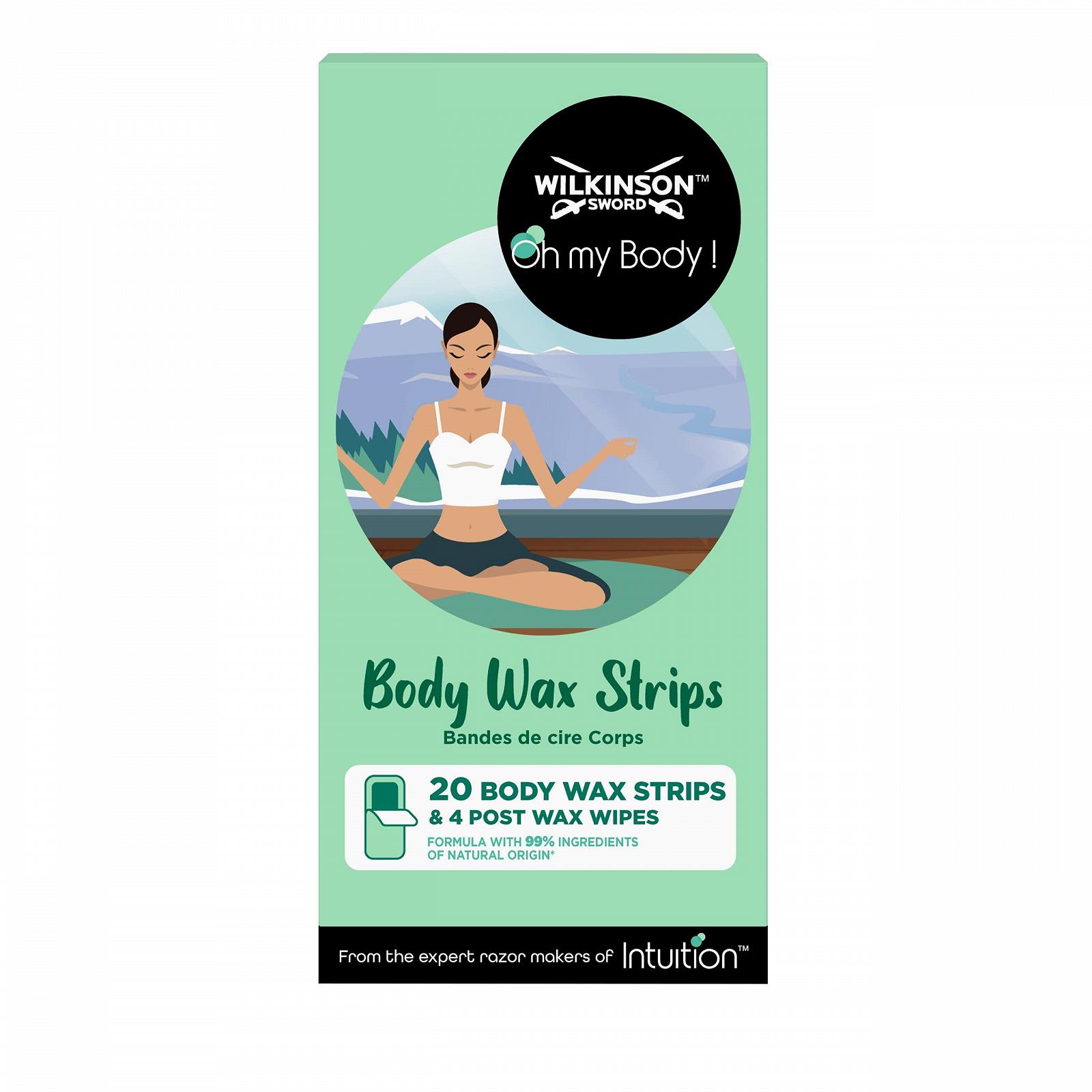 Смужки воскові Wilkinson Sword Intuition Oh My Body для жінок 20 шт, фото №1