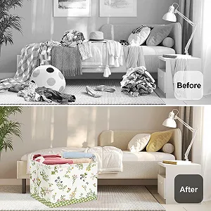 Корзина HUUMONSS Цветочная детская для игрушек Складная Бабочка 36л цена на synthetic.ua - Фото 1 Корзина HUUMONSS Цветочная детская для игрушек Складная Бабочка 36л synthetic.ua - Фото 1