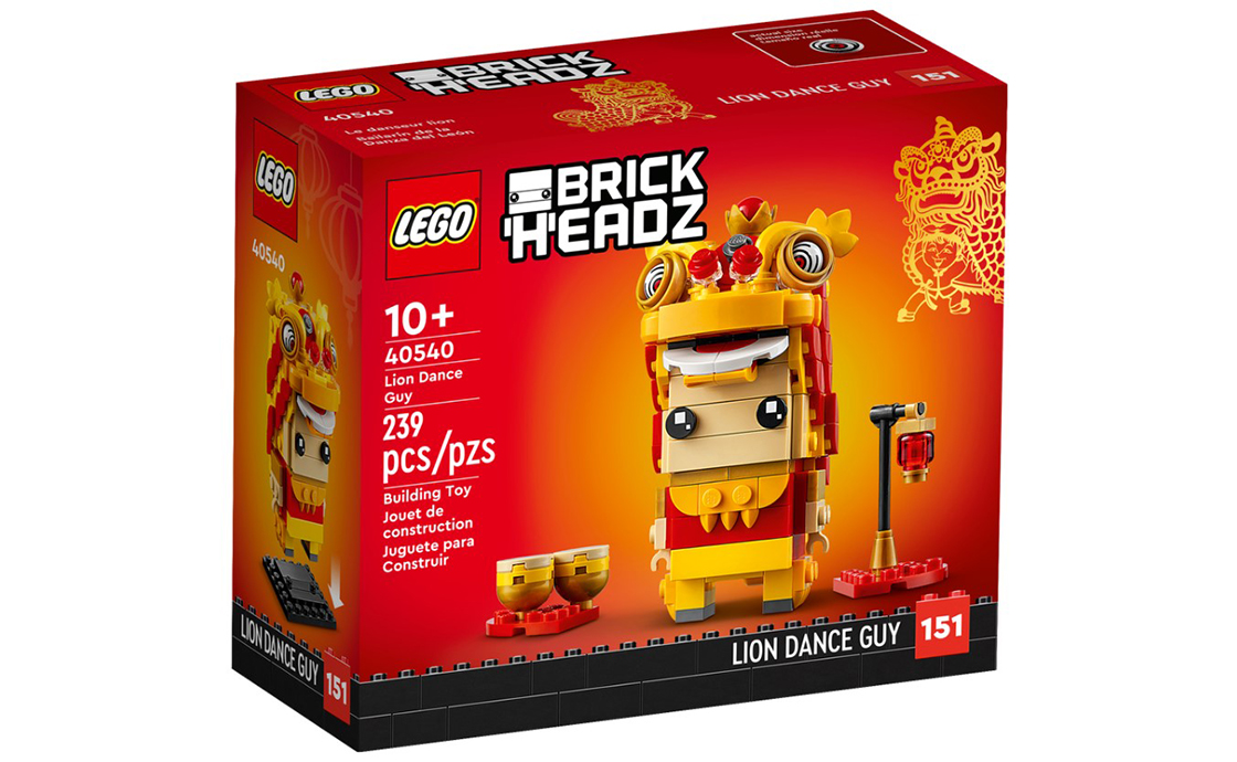 Детский конструктор LEGO Brick Headz Танец льва (40540), фото №1