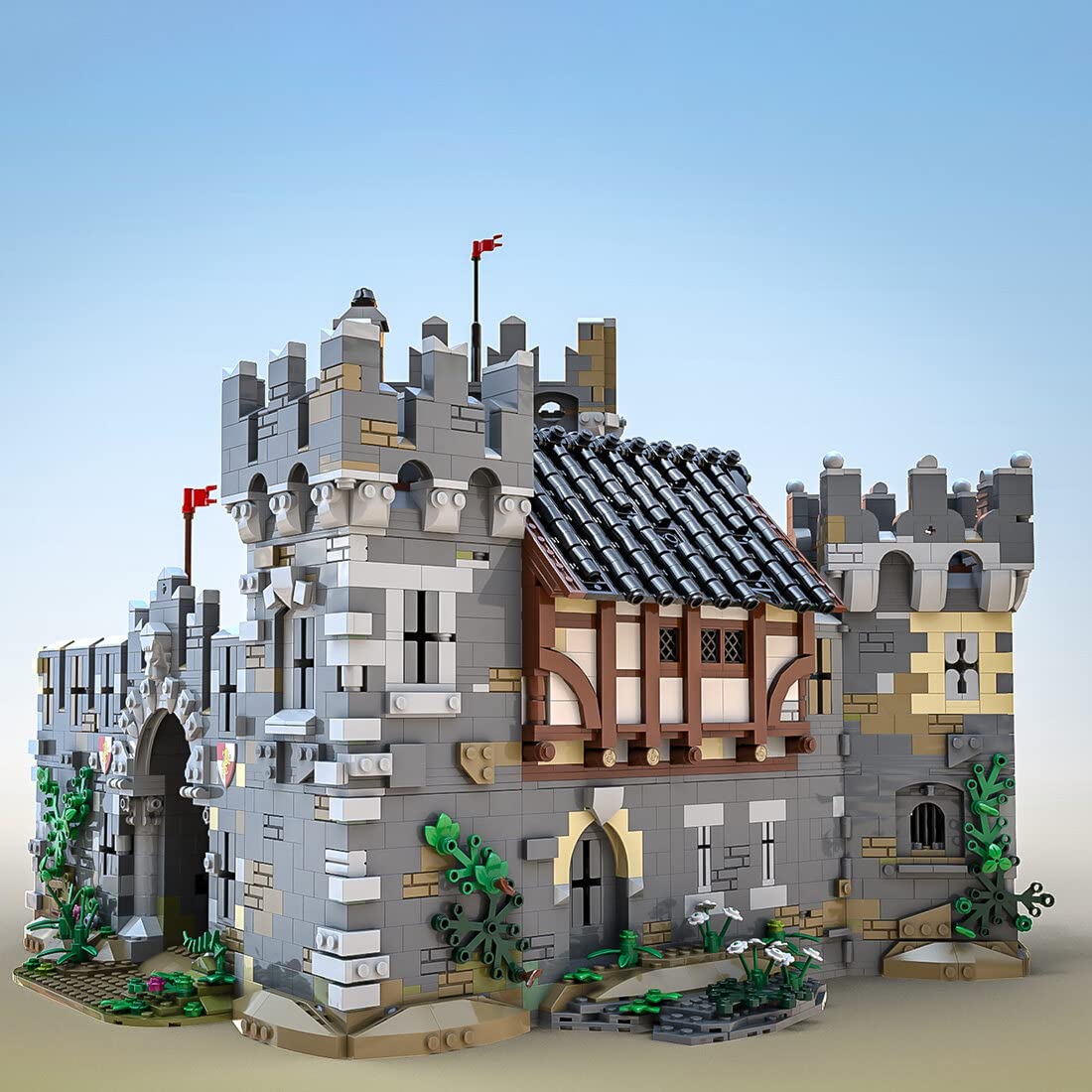 Конструктор APAP MOC-68151 Замок у середньовічному стилі 7500+ деталей, фото №2
