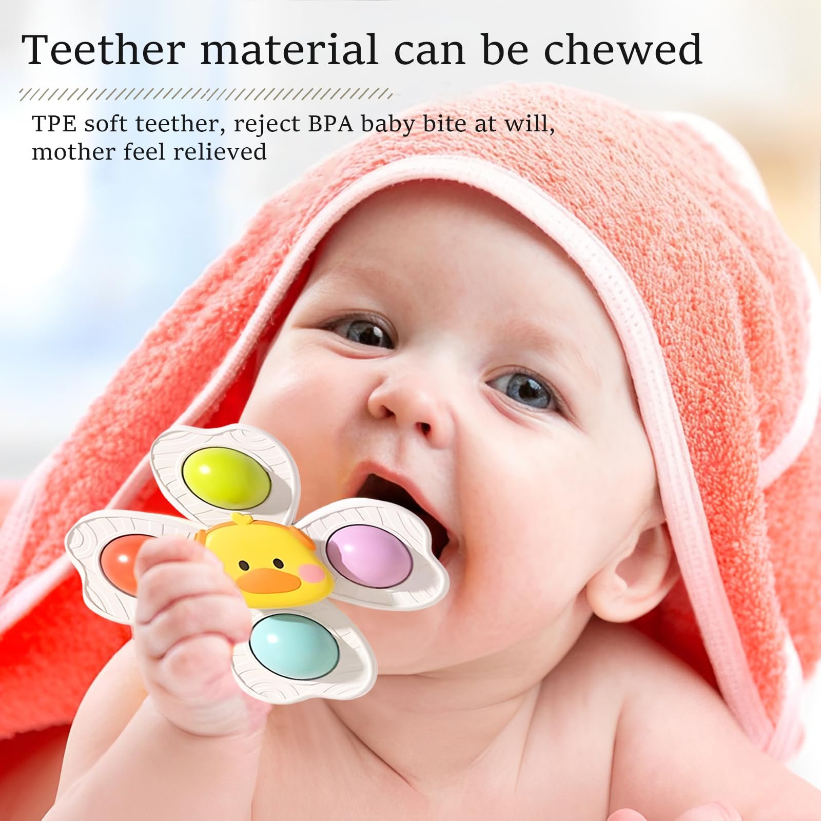 Игрушка на присосках для малышей 6 шт., фото №7