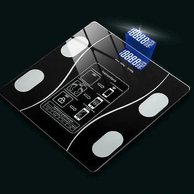 Напольные умные фитнес весы Bluetooth до 180 кг Смарт с приложением, фото №4