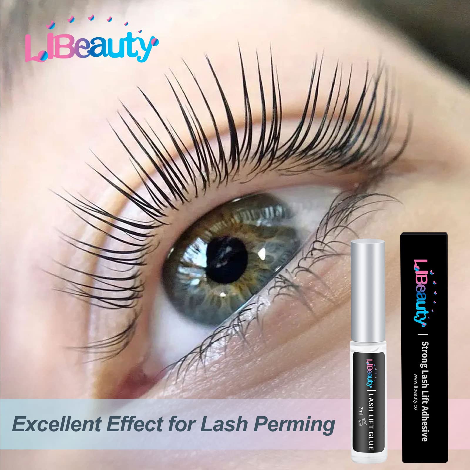 Клей для вій Libeauty Eyelash Perm Glue прозорий та білий, фото №3