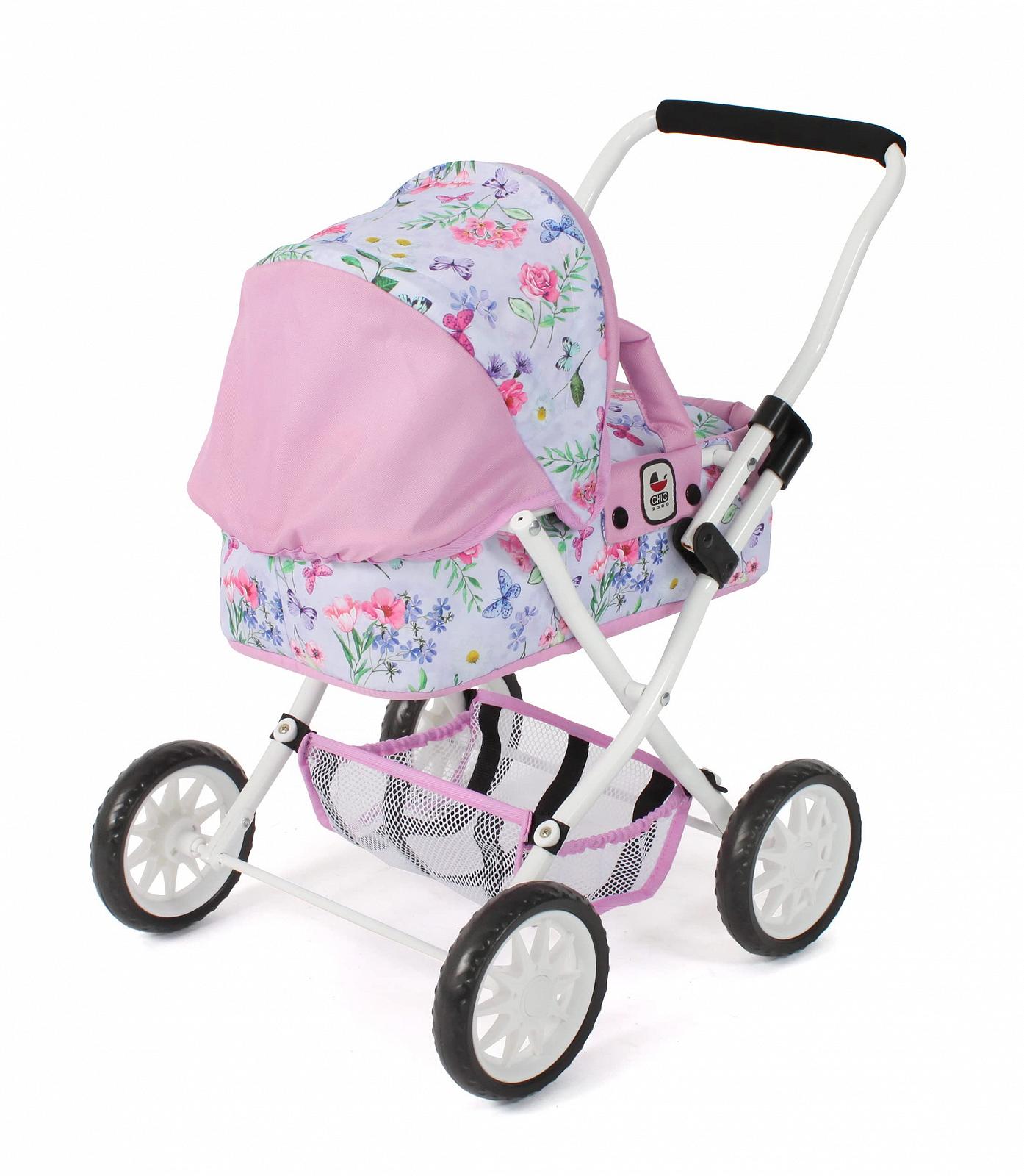 Коляска Bayer Chic 2000 Smarty 555-53 Квіти Рожева, фото №3 Коляска Bayer Chic 2000 Smarty 555-53 Квіти Рожева, фото №3