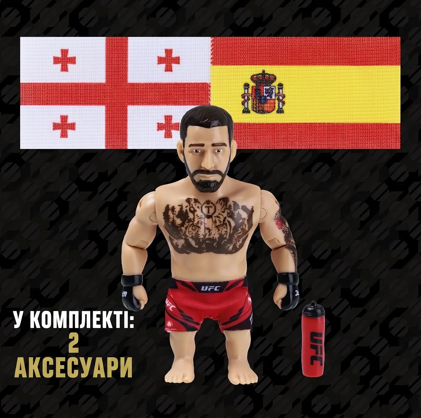 Колекційна фігурка Bizak UFC Legends: Ilia Topuria 11.5 см, фото №3