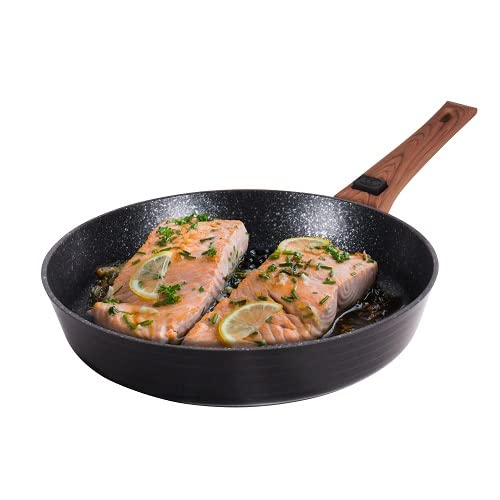 Сковорода Durandal Légende 28 см з кришкою знімна ручка з антипригарним покриттям алюмінієва для індукції, фото №2 Сковорода Durandal Légende 28 см з кришкою знімна ручка з антипригарним покриттям алюмінієва для індукції, фото №2