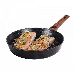 Сковорода Durandal Légende 28 см з кришкою знімна ручка з антипригарним покриттям алюмінієва для індукції synthetic.ua - Фото 1