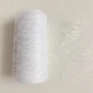 Раннер для столу GrünAura 15 см x 20 м мереживний білий - Фото 1