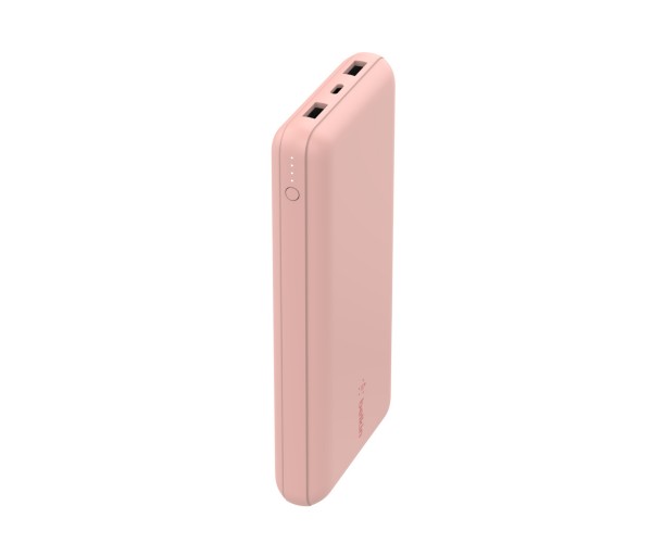 Belkin Портативний зарядний пристрій 20000mAh 15W Dual USB-A USB-C rose gold, фото №4