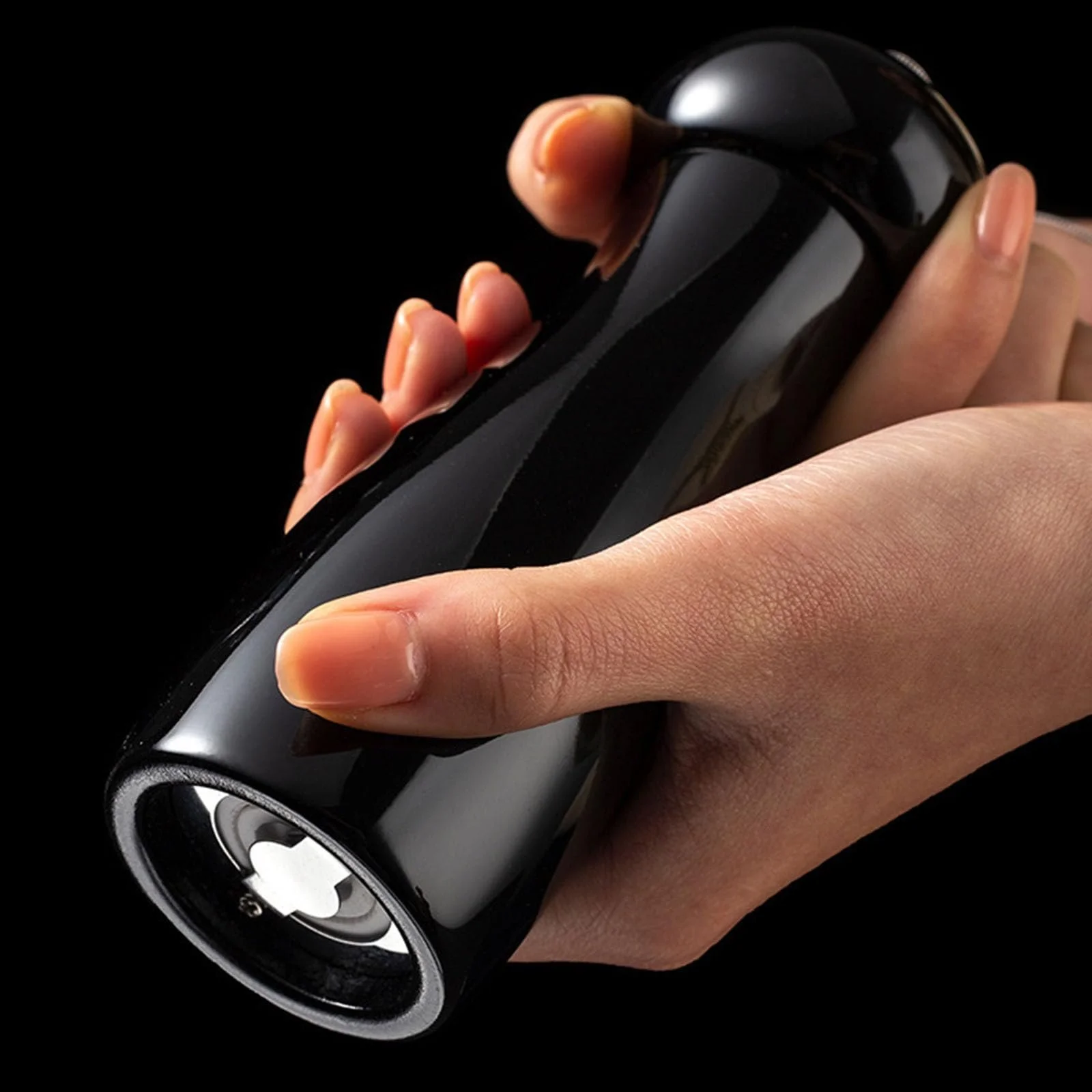 Млин для солі та перцю Дерев'яний Регульована грубість Великий об'єм, фото №2