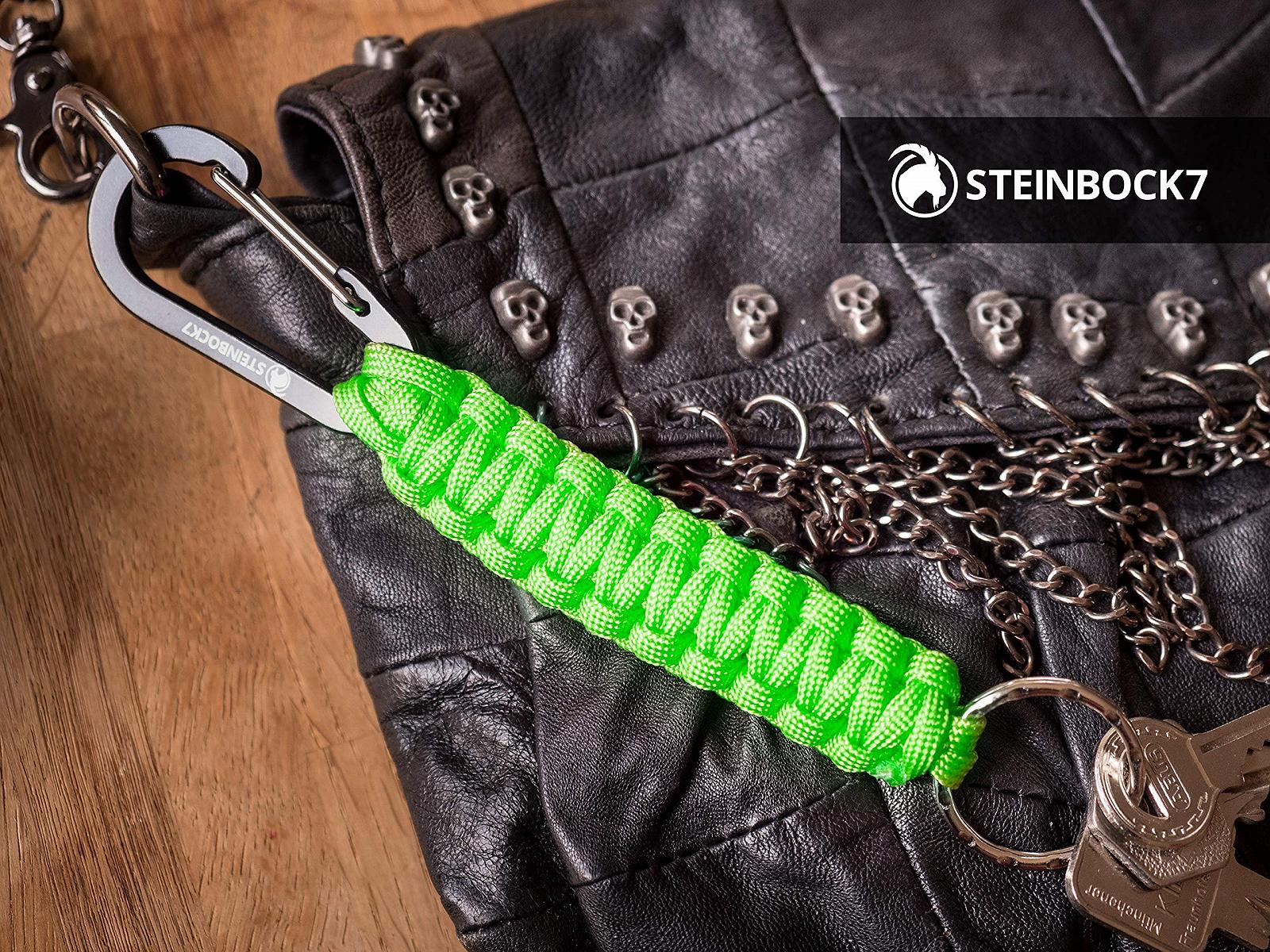 Брелок Paracord Steinbock7 Dolomiten, комплект 2 шт, 18 см, грузоподъемность 160 кг, фото №5