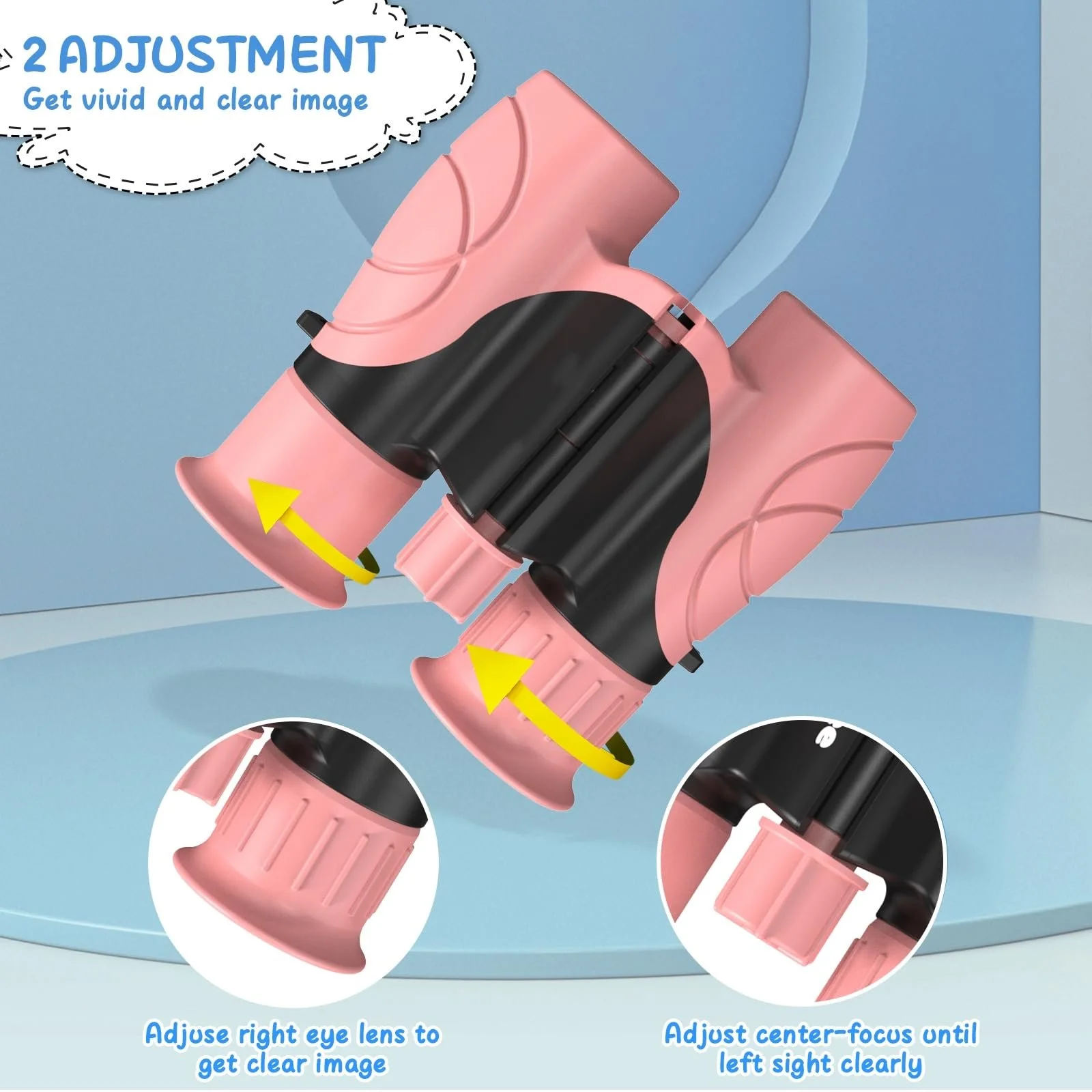 Дитячий бінокль 8x21 HD з сумкою, фото №4