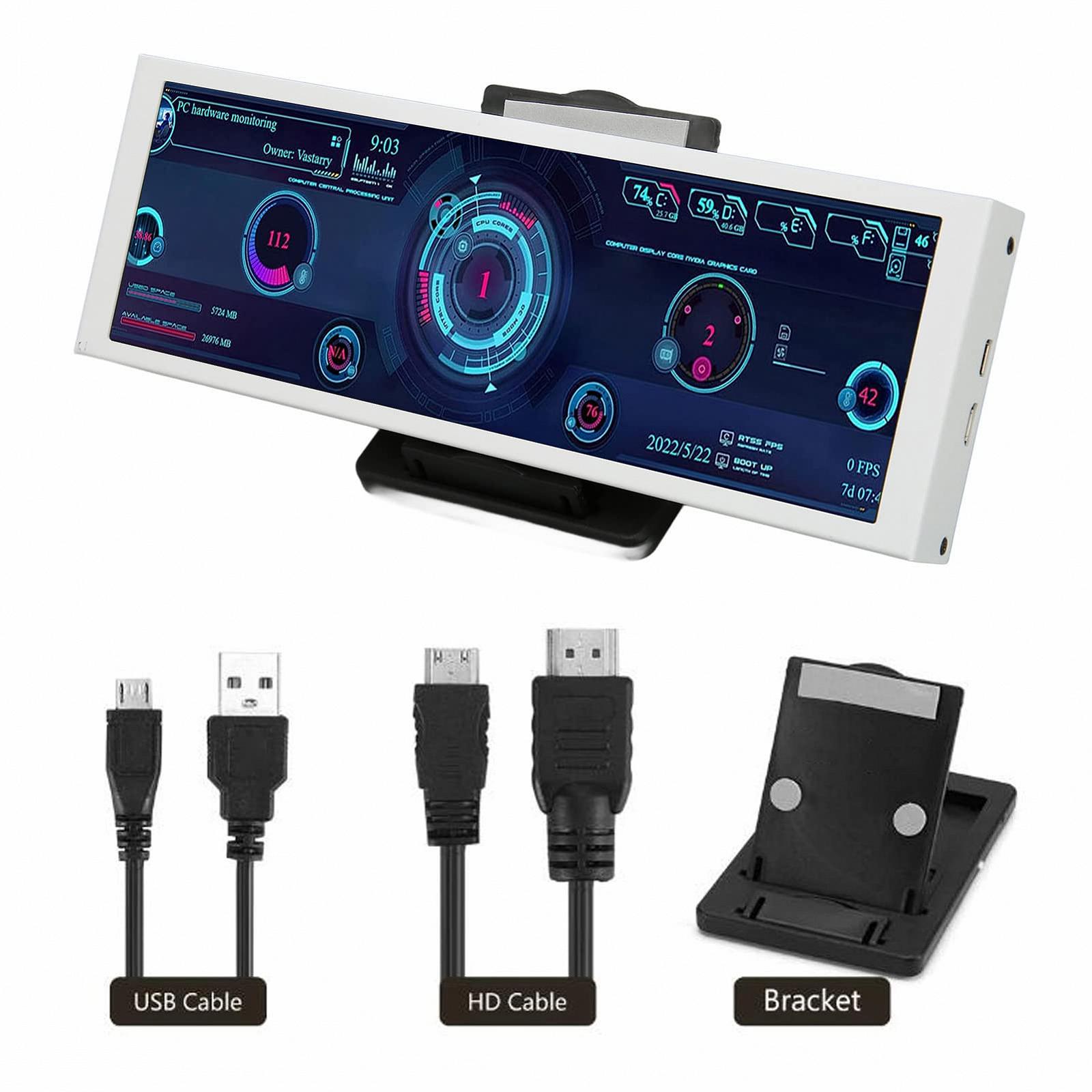 Монитор температуры PC Bewinner 7.9 дюймов USB IPS металлический корпус, фото №5 Монитор температуры PC Bewinner 7.9 дюймов USB IPS металлический корпус, фото №5