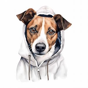 Наклейка на стіну GRAZDesign Джек-рассел-тер'єр 56 x 40 см - Фото 1