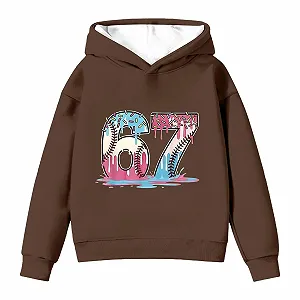 Худи с графическим принтом для мальчиков, с длинными рукавами, мягкое, повседневное, с передним карманом, для детей и подростков synthetic.ua - Фото 1