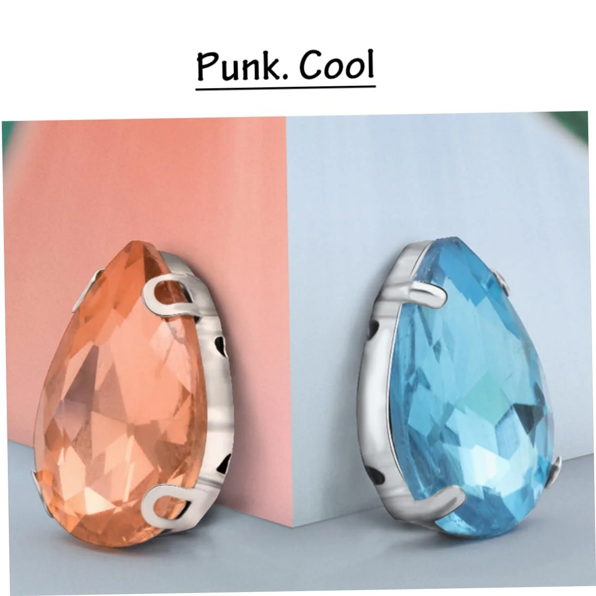 Пришивні стрази Крапля SEWACC 100 шт. Кришталеві для шиття одягу, фото №4