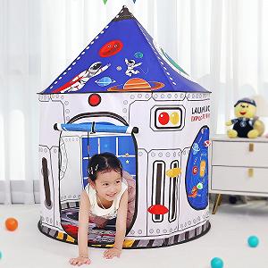 Детская игровая палатка Ракета для дома и улицы Космический корабль - Фото 1