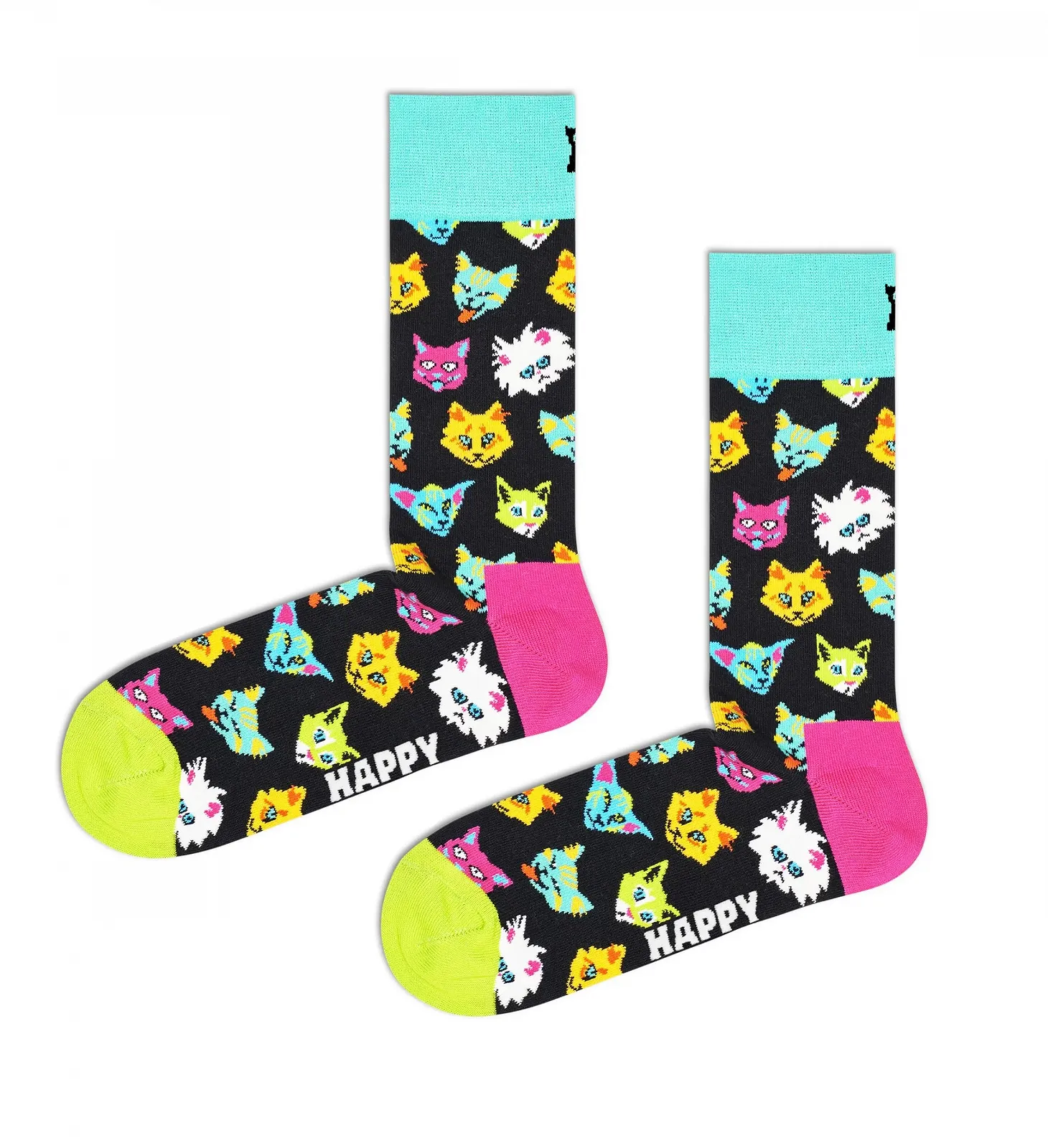 Носки Happy Socks Женские Funny Cat, Разноцветный, 36-40, Разноцветный, фото №1