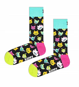 Носки Happy Socks Женские Funny Cat, Разноцветный, 36-40, Разноцветный - Фото 1