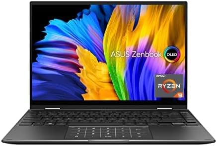 Ноутбук 14" Asus Zenbook 14 Flip OLED (UN5401QA-KN223W) AMD Ryzen 9 5900HX RAM 16GB SSD 512GB Алюмінієвий корпус Win11 (UKR), фото №2