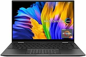Ноутбук 14" Asus Zenbook 14 Flip OLED (UN5401QA-KN223W) AMD Ryzen 9 5900HX RAM 16GB SSD 512GB Алюмінієвий корпус Win11 (UKR) synthetic.ua - Фото 1