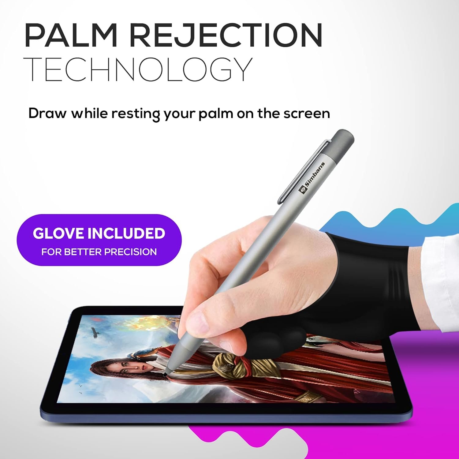 Планшет Simbans PicassoTab_X 10" 4/64ГБ 4 ядра Android 13 6000 мАг Чорно - синій, фото №5