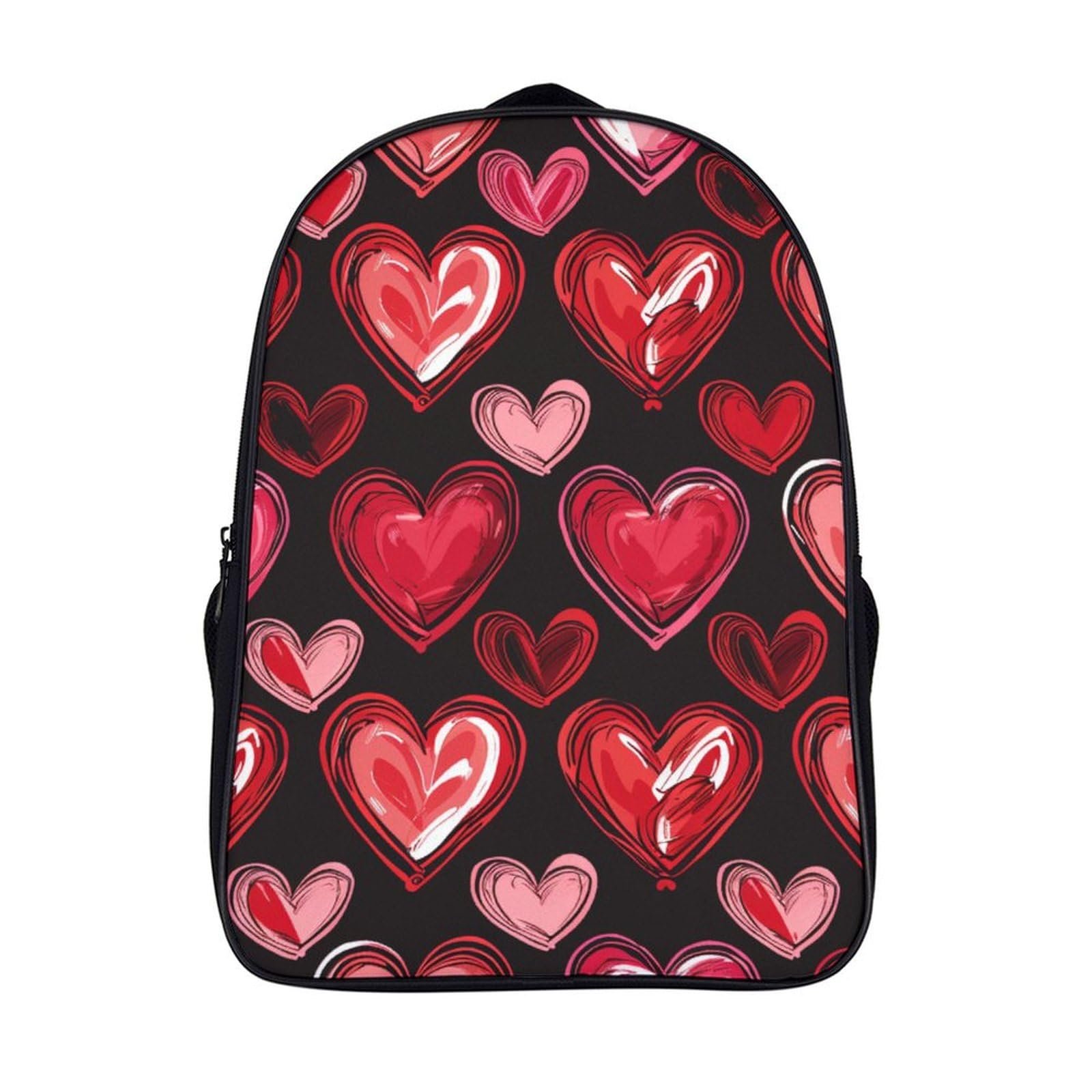 Школьный рюкзак DPEOANEBN Red Heart 40x28x16см, фото №1