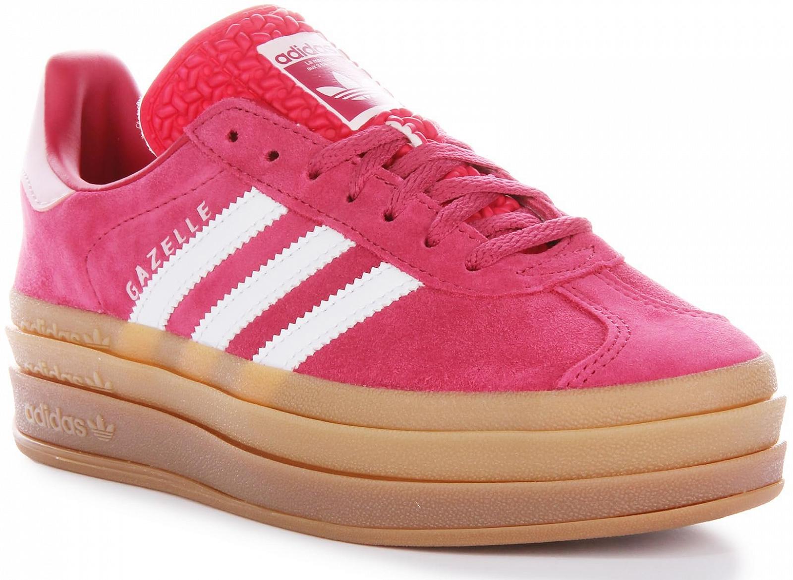 Кроссовки Adidas Gazelle Bold Женские - 40, Розовый Зеленый, фото №1