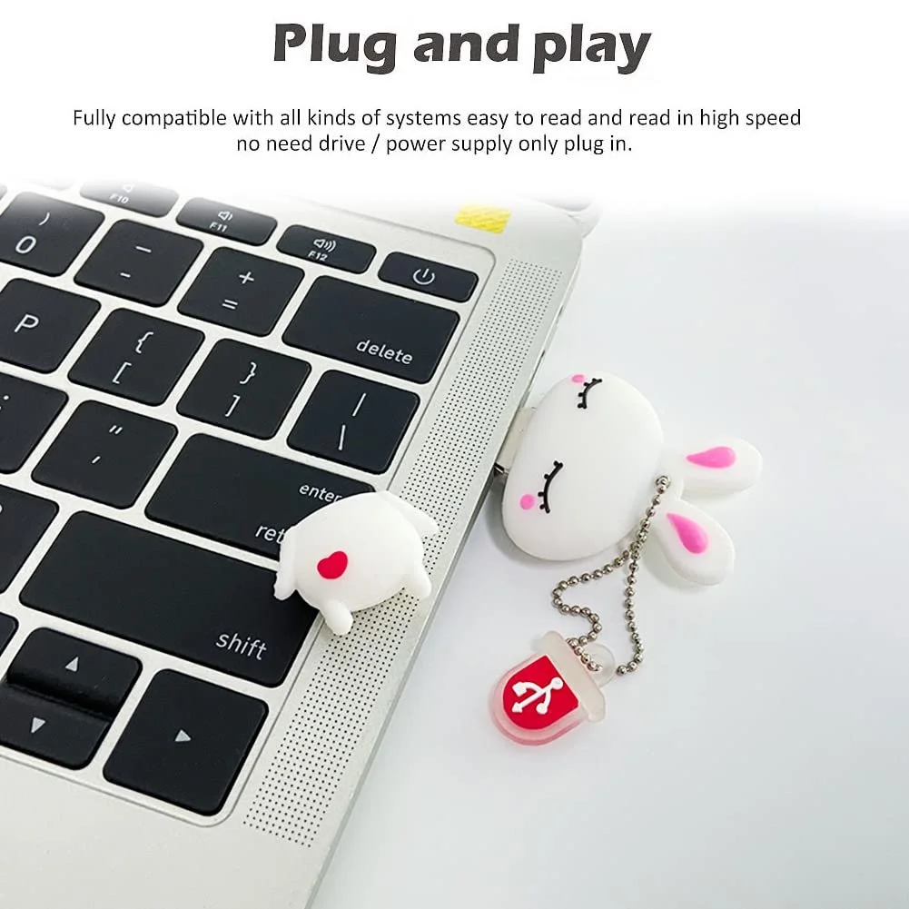 USB-флеш-накопичувач BorlterClamp Rabbit 64GB USB 2.0, фото №3 USB-флеш-накопичувач BorlterClamp Rabbit 64GB USB 2.0, фото №3