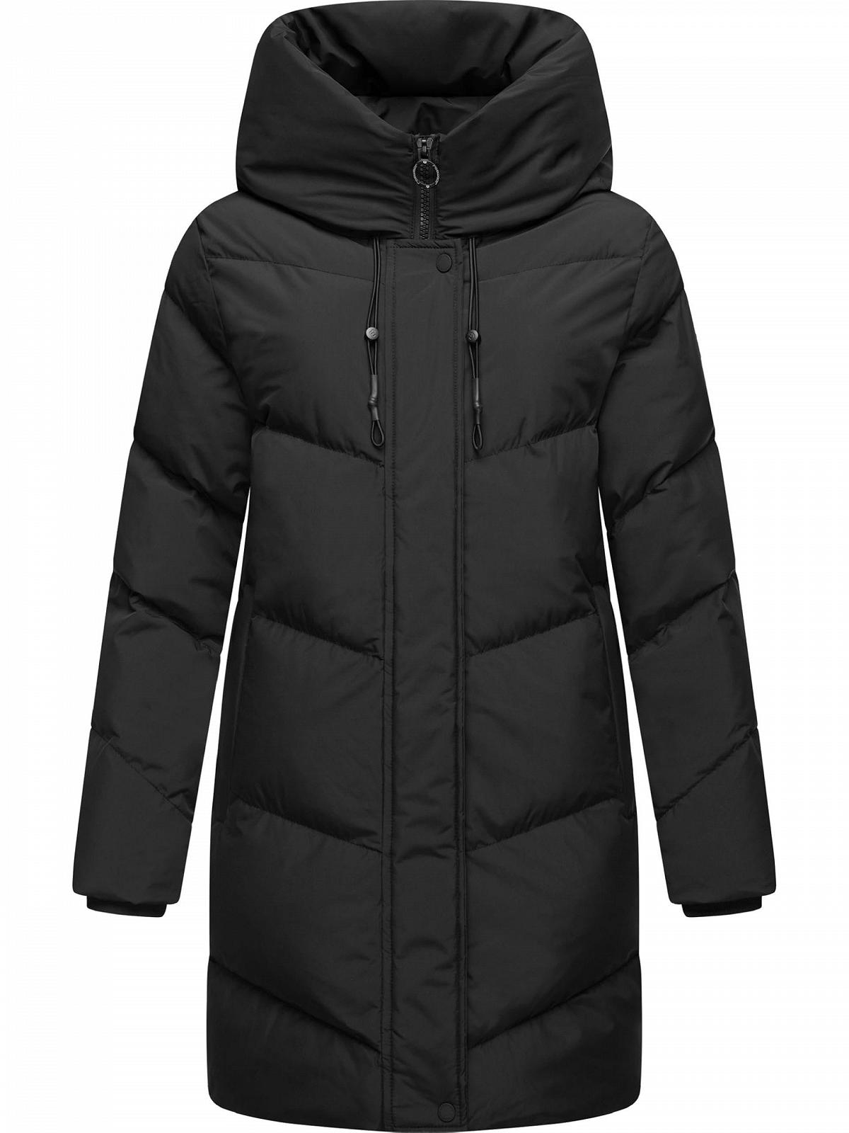 Пальто Ragwear Avelin YOUMODO Женское Длинное Теплое Водонепроницаемое Зимняя Куртка с Высоким Воротником и Капюшоном, фото №4