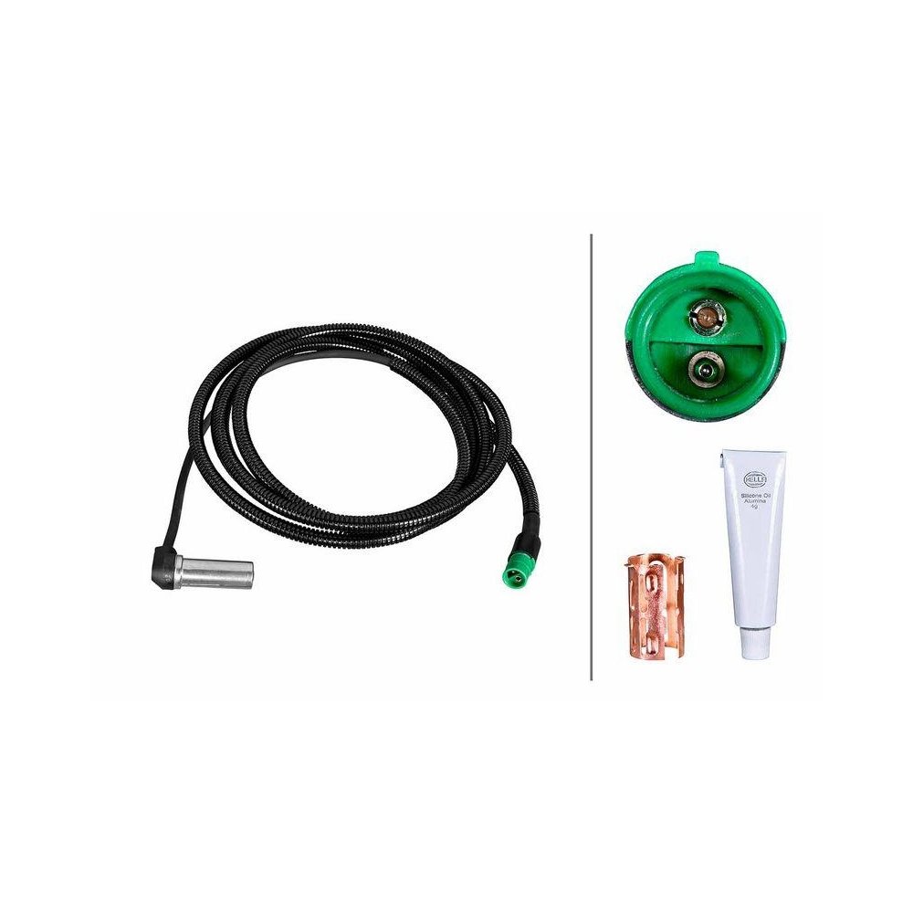 Датчик частоты вращения колеса HELLA 6PU 230 052-421 для SCANIA, передняя ось, фото №1 Датчик частоты вращения колеса HELLA 6PU 230 052-421 для SCANIA, передняя ось, фото №1