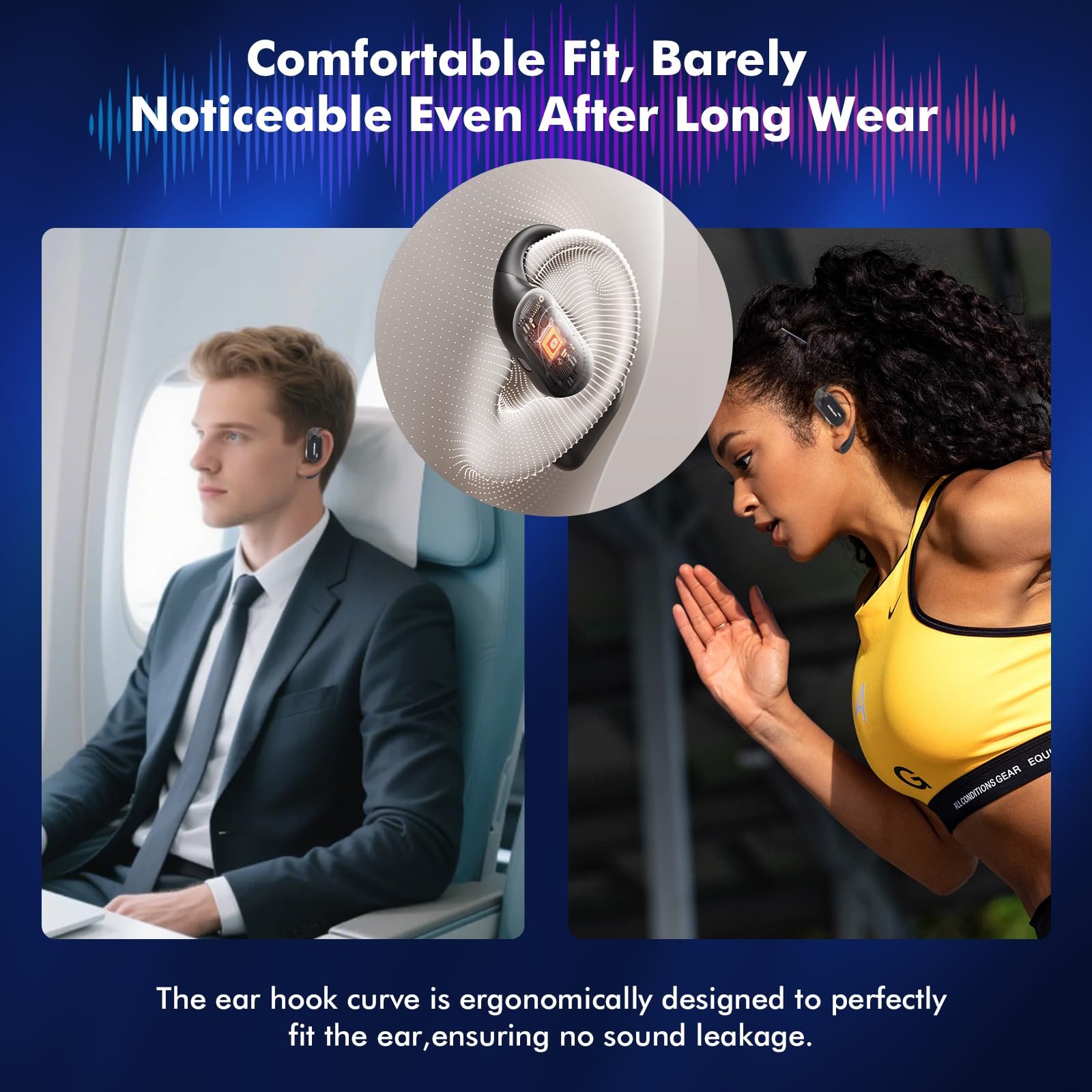 Навушники-перекладачі AI, пристрій для перекладу 164 мовами з додатком, навушники AI для голосового перекладу в реальному часі, для iOS і Android, для подорожей і бізнесу, фото №3 Навушники-перекладачі AI, пристрій для перекладу 164 мовами з додатком, навушники AI для голосового перекладу в реальному часі, для iOS і Android, для подорожей і бізнесу, фото №3