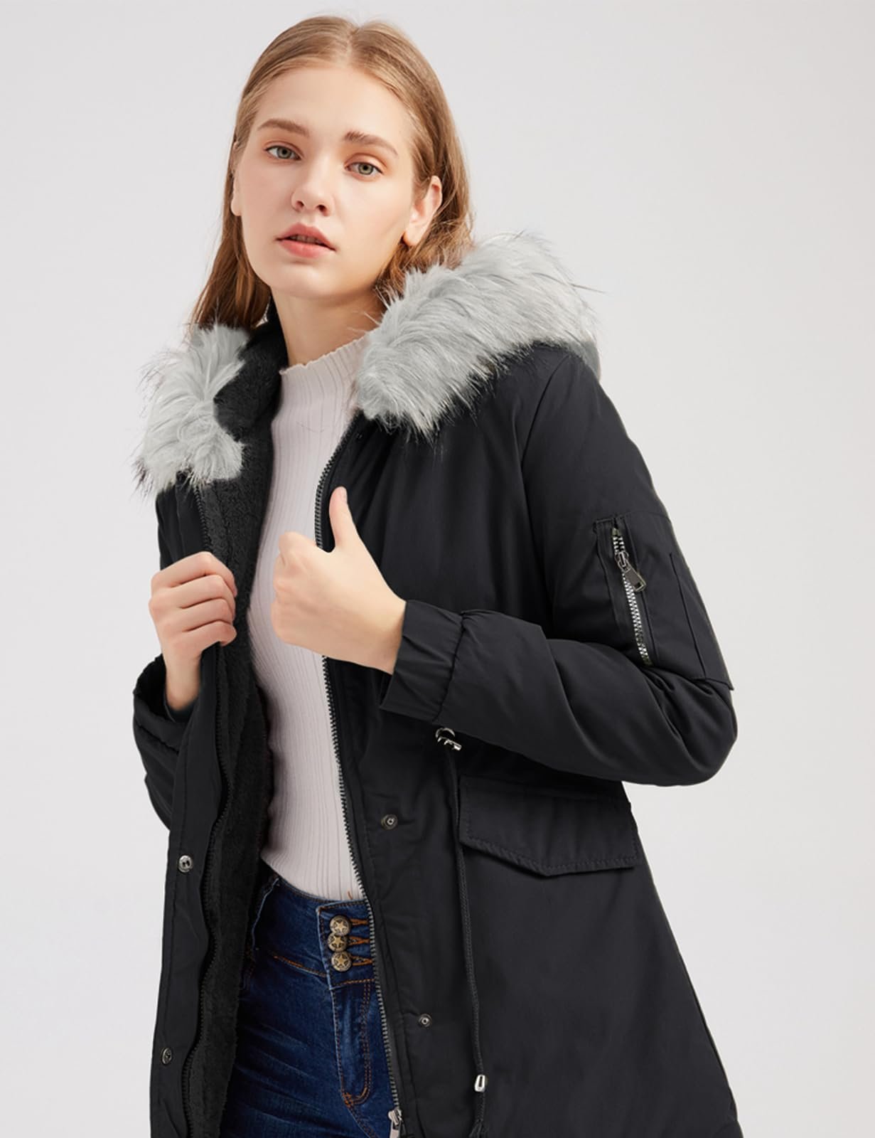 Жіноча зимова парка Vancavoo, фото №3 Жіноча зимова парка Vancavoo, фото №3