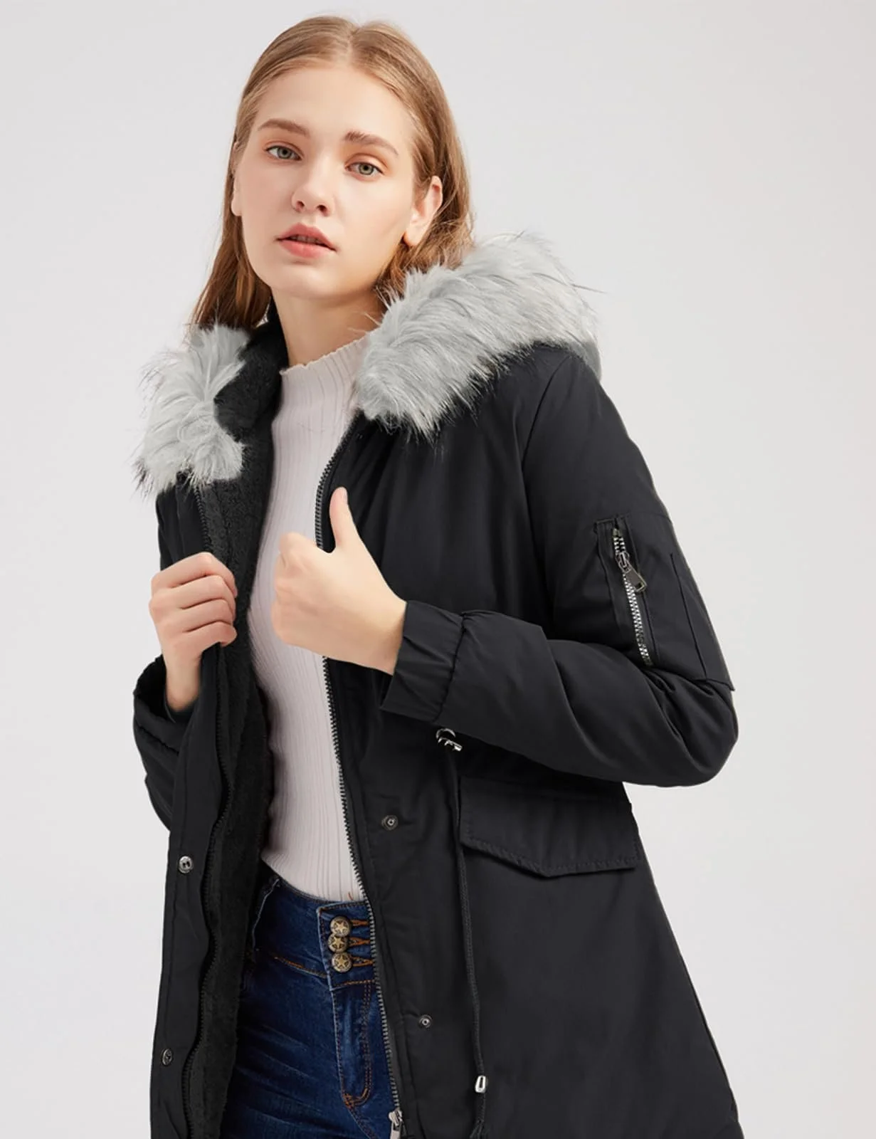 Жіноча зимова парка Vancavoo, фото №3