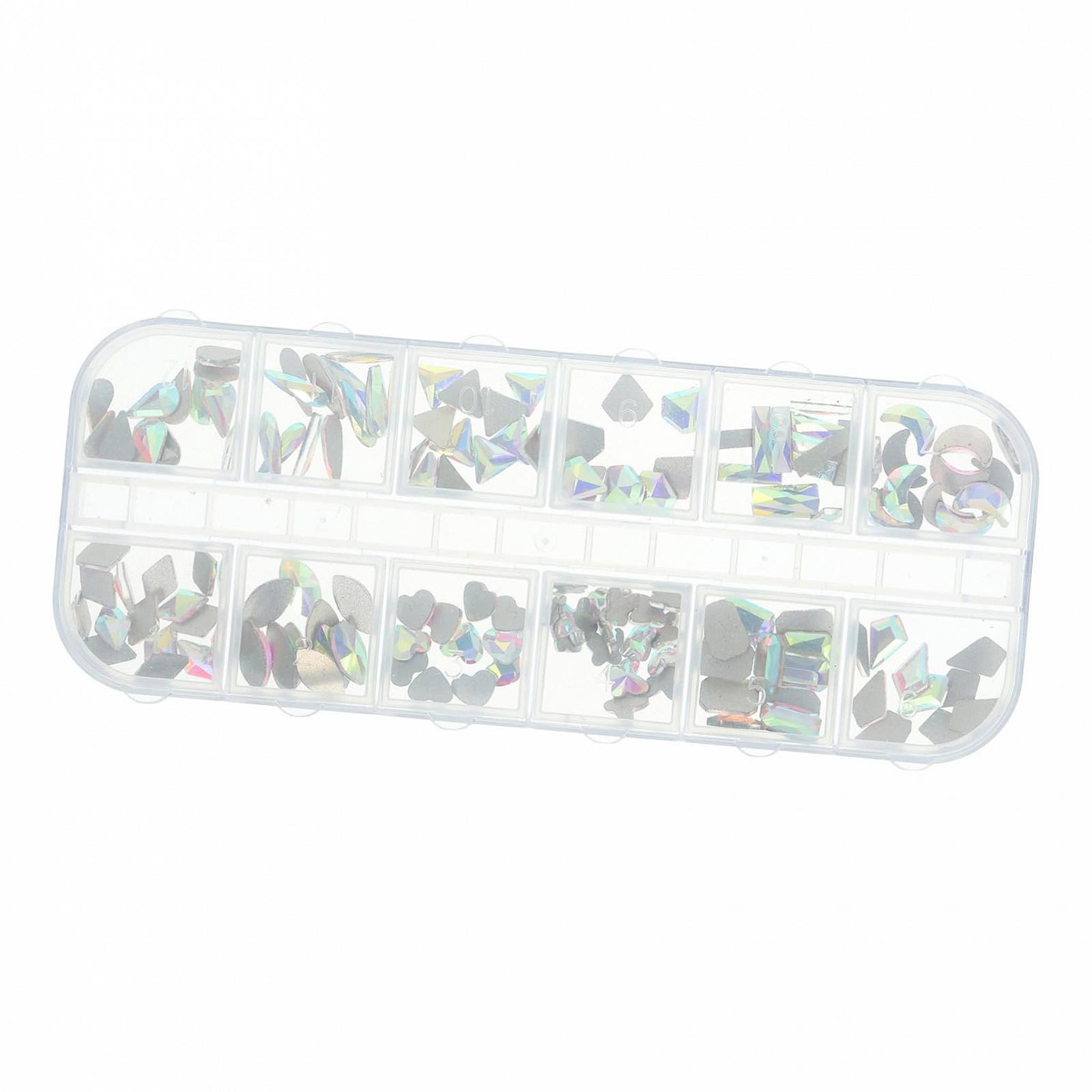 Стразы для ногтей TEHAUX Разных форм, фото №1